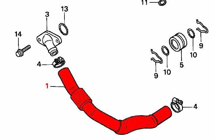 Tubo flessibile acqua principale