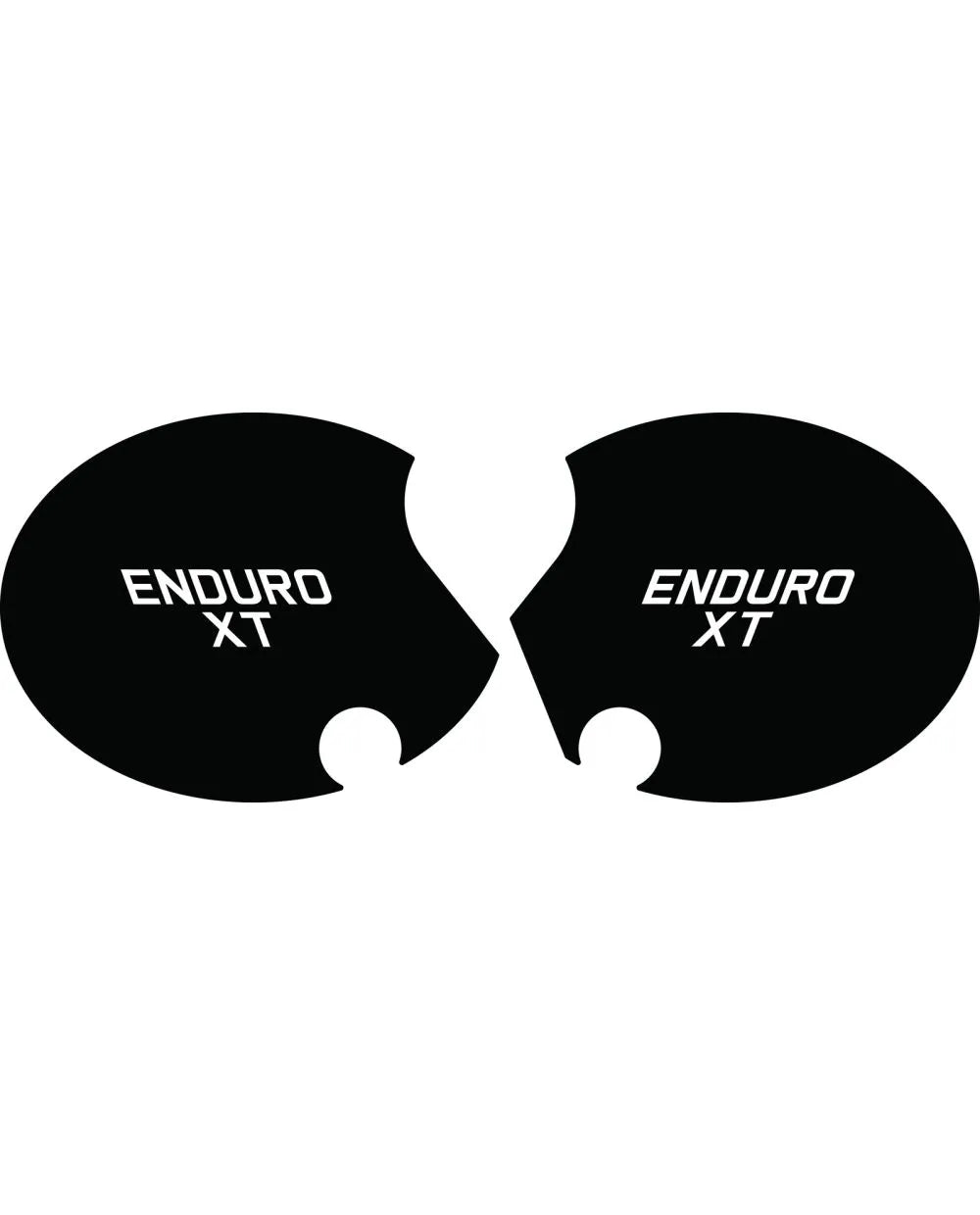 Coppia adesivi fiancatine enduro xt