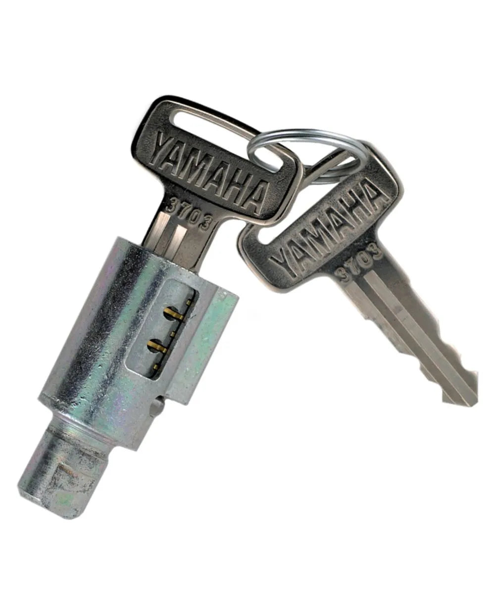 Serratura bloccasterzo con doppia chiave