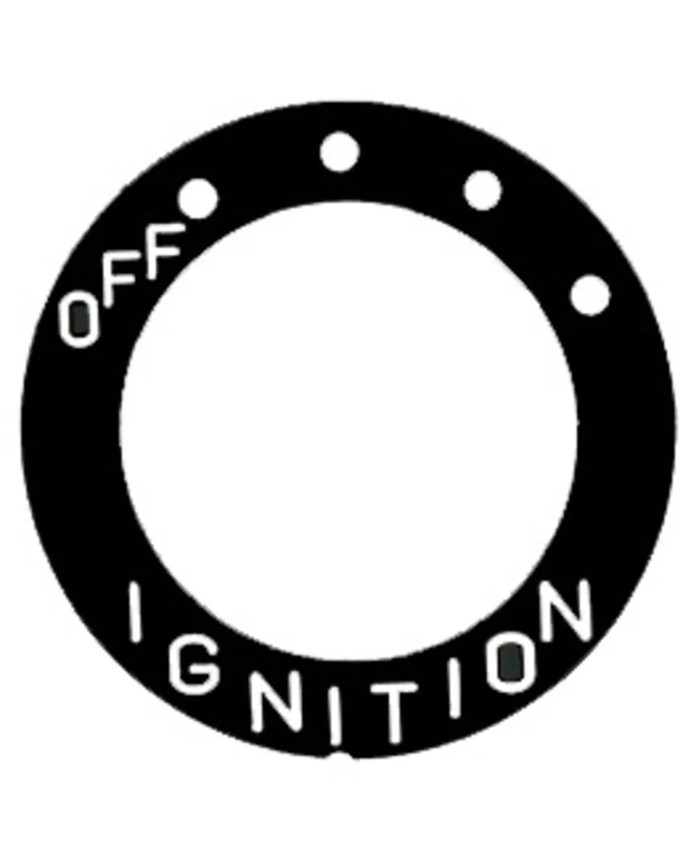 Adesivo cornice blocchetto chiavi accensione