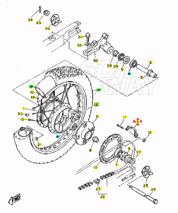 Rondella di sicurezza corona