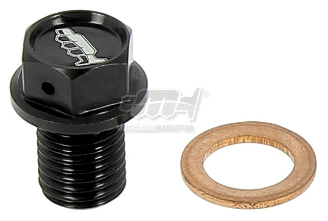 Tappo drenaggio olio magnetico nero