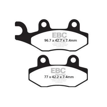 Pastiglie freno anteriori pinza sinistra ebc brakes