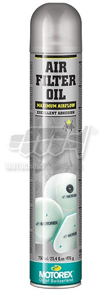 Olio per filtro aria spray motorex 750 ml