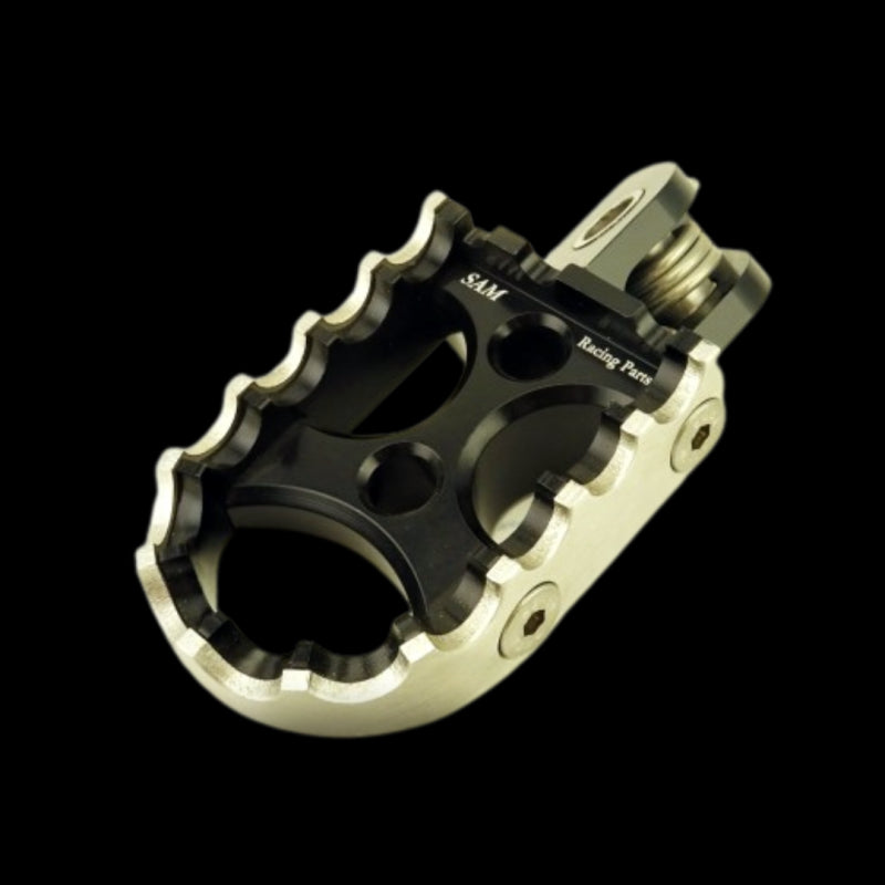 Coppia pedane maggiorate yamaha xt 600 1982-1986 colore nero