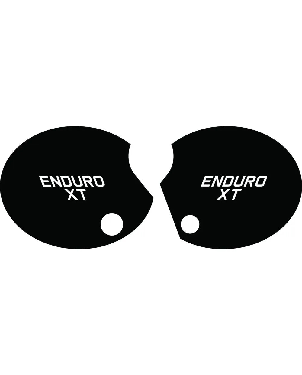 Coppia adesivi fiancatine enduro xt