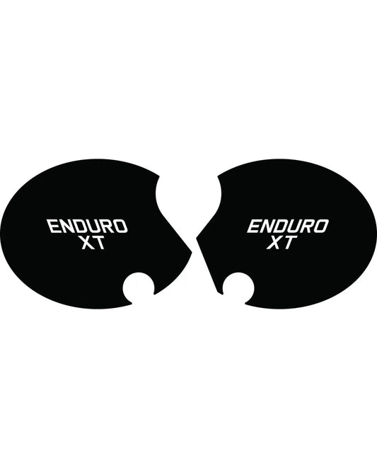 Coppia adesivi fiancatine enduro xt