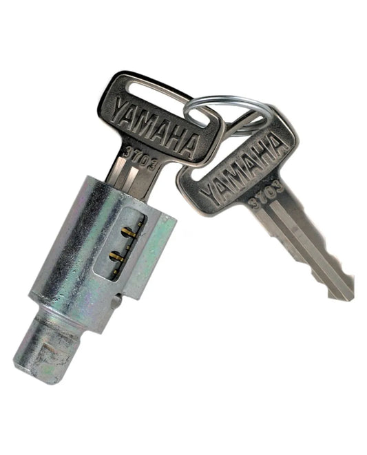 Serratura bloccasterzo con doppia chiave