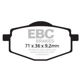Pastiglie freno anteriori ebc brakes