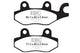 Pastiglie freno anteriori pinza destra ebc brakes