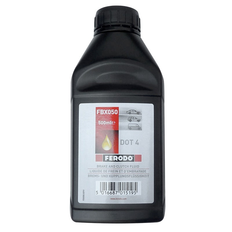 Olio freni ferodo dot 4 flacone 0,5 lt
