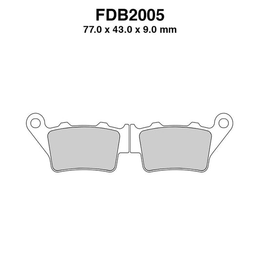 Pastiglie freno posteriori ferodo racing