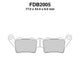 Pastiglie freno posteriori ferodo racing