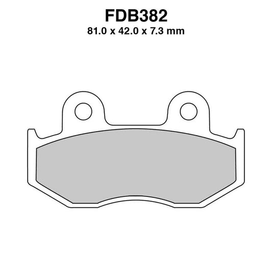 Pastiglie freno anteriori sinterizzate