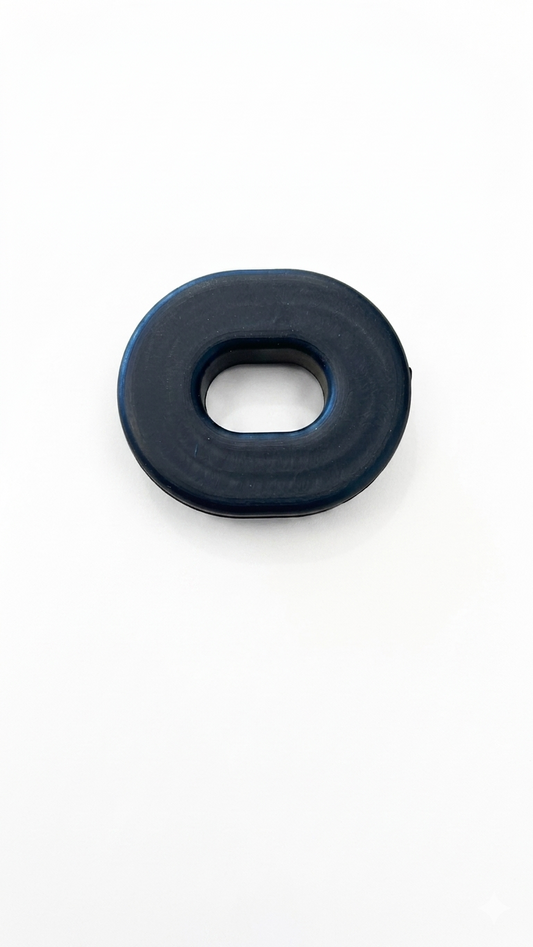Oval side panel mounting rubber pad