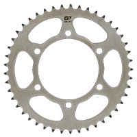 Corona 45 denti acciaio rk