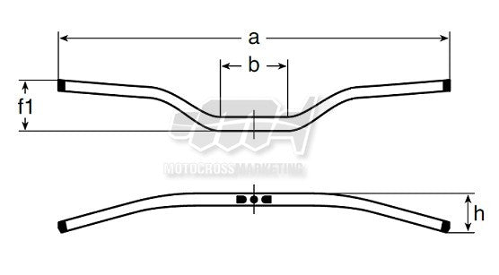 Manubrio enduro alluminio